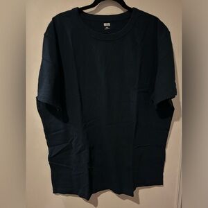 Uniqlo U short sleeve navy blue XXL